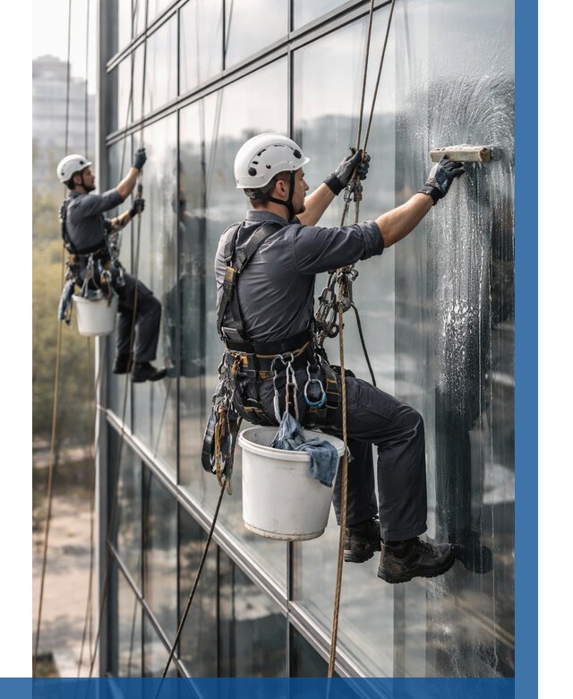 Мойка сплошного остекления в Мирном, заказать от 303 р.| ВЫСОТНИК-Мир