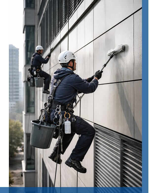 Мойка вентилируемого фасада в Мирном от 253 р. | ВЫСОТНИК-Мир