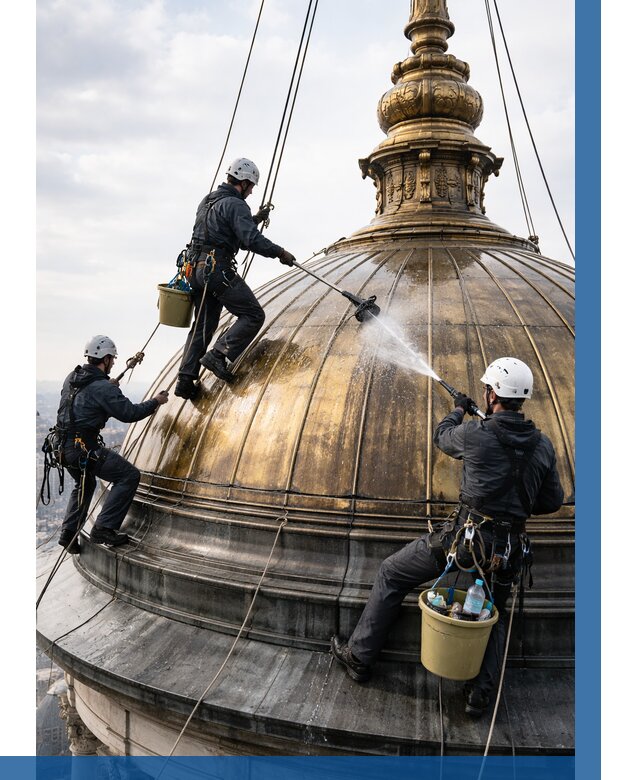 Мойка куполов и шпилей в Мирном от 8087 р. - заказать | ВЫСОТНИК-Мир