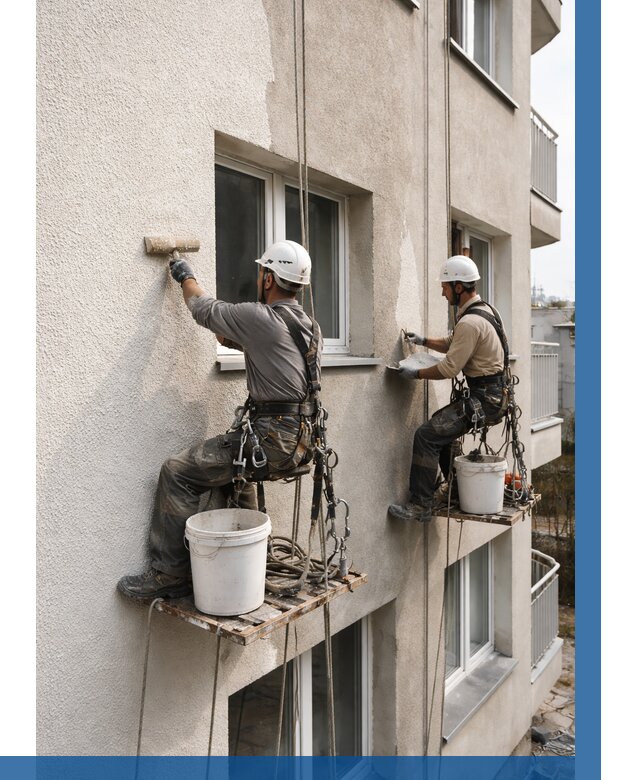 Нанесение короеда на фасад в Мирном от 455 р. | ВЫСОТНИК-Мир