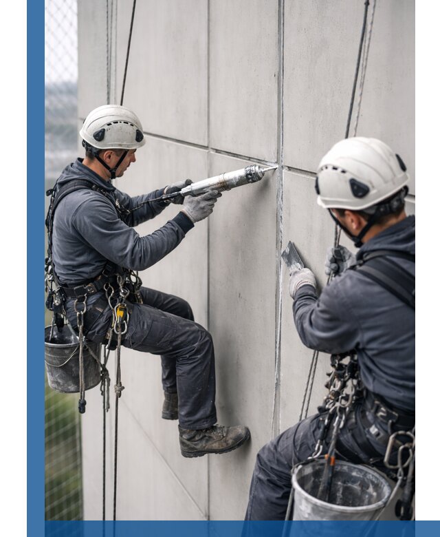 Первичная герметизация швов фасадов и кровель в Мирном