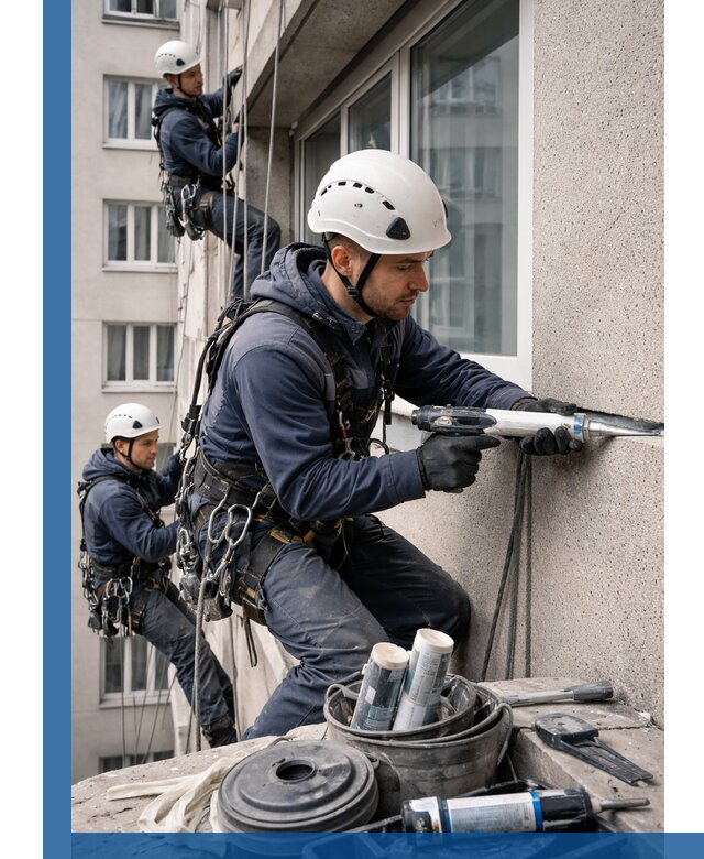 Герметизация швов лоджии в Мирном профессионально и надежно