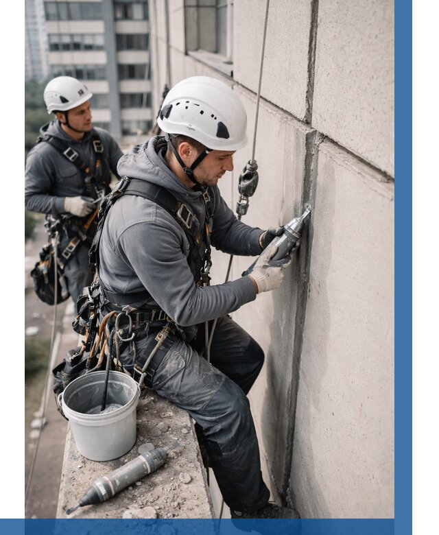 Ремонт деформационных швов здания в Мирном от 1011 р. | ВЫСОТНИК-Мир