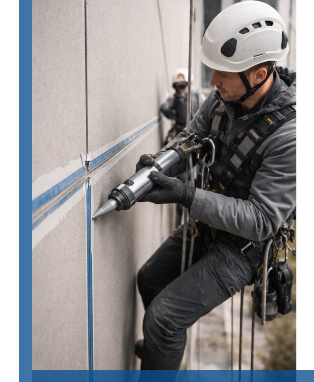 Герметизация стыков фасадных панелей в Мирном качественно и быстро