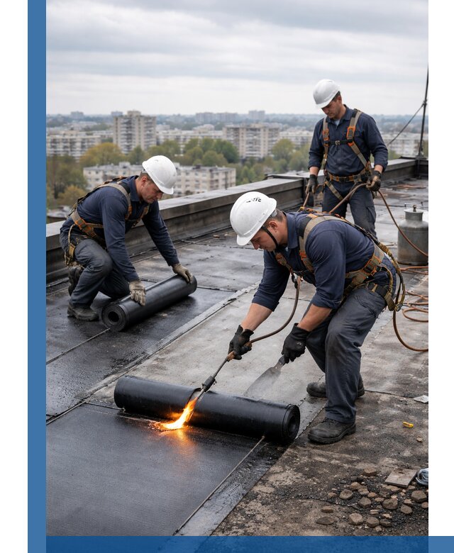 Ремонт наплавляемой кровли в Мирном качественно и надежно