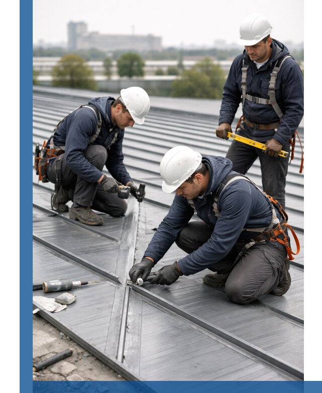 Ремонт фальцевой кровли в Мирном срочно и качественно