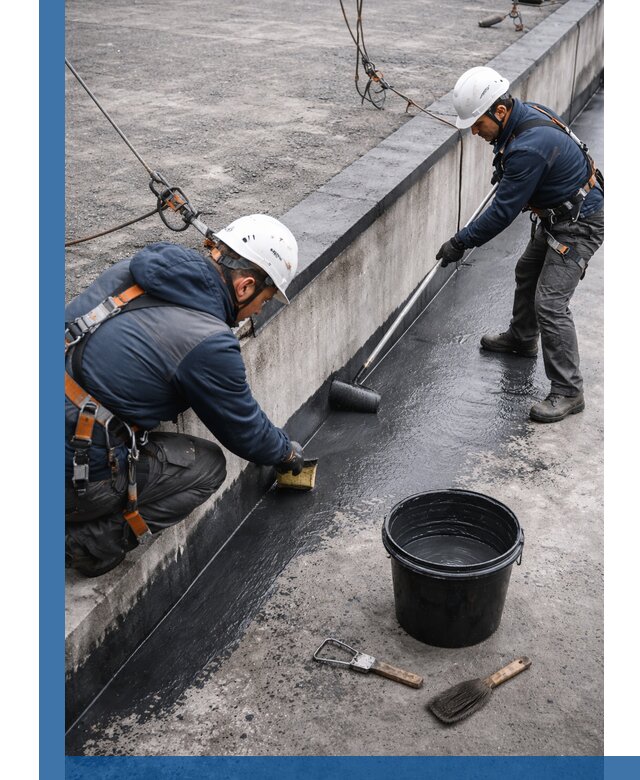 Гидроизоляция кровли жидкой резиной профессионально в Мирном