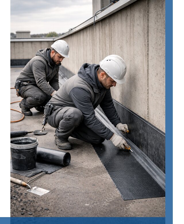 Гидроизоляция примыканий на кровле в Мирном от 910 р. | ВЫСОТНИК-Мир