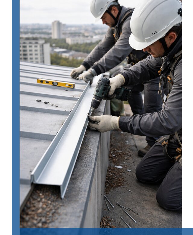 Монтаж капельника на кровле в Мирном с гарантией качества