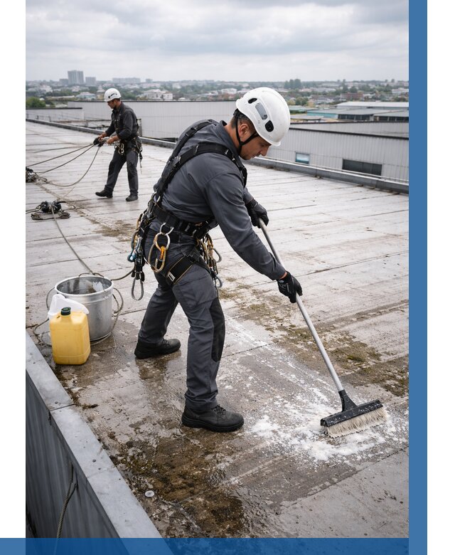 Очистка крыши по графику в Мирном от 7582 р. | ВЫСОТНИК-Мир