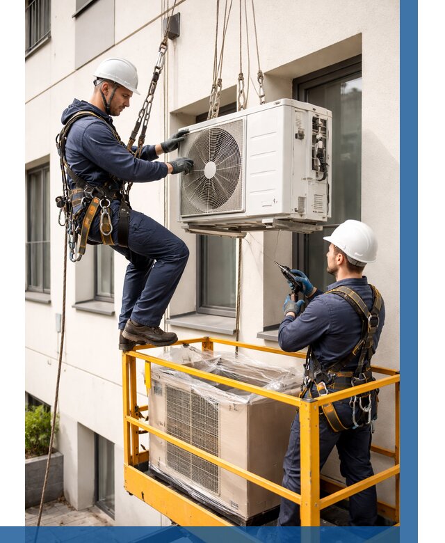 Демонтаж внешнего блока кондиционера в Мирном от 3538 р. | ВЫСОТНИК-Мир