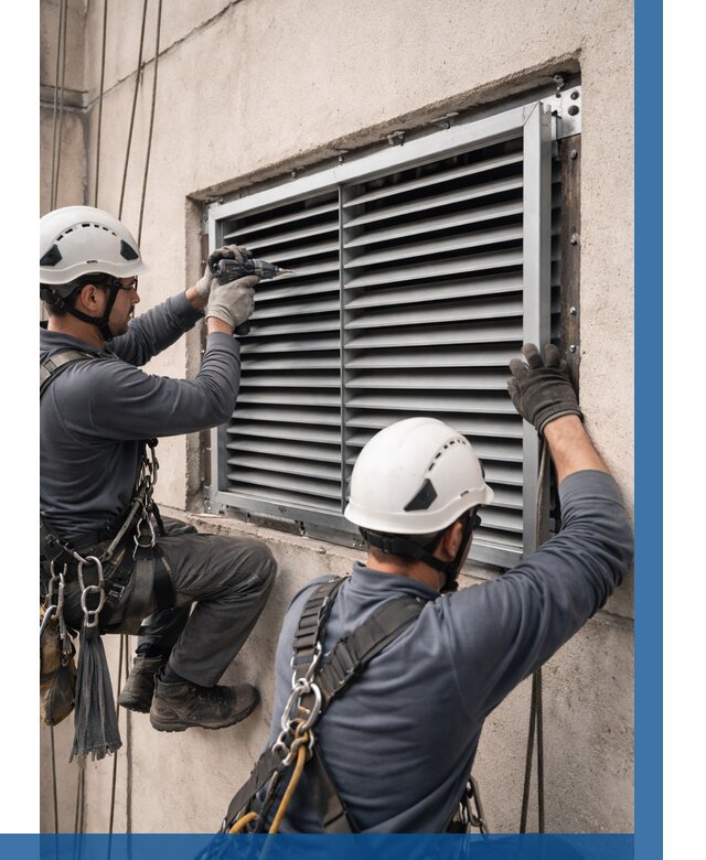 Монтаж вентиляционных решеток в Мирном от 4549 р. | ВЫСОТНИК-Мир