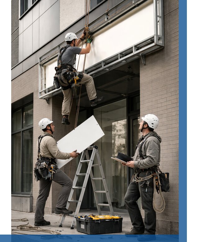 Монтаж светового короба в Мирном от 6571 р. | ВЫСОТНИК-Мир