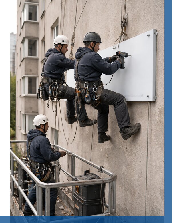 Монтаж табличек и указателей в Мирном от 3538 р. | ВЫСОТНИК-Мир