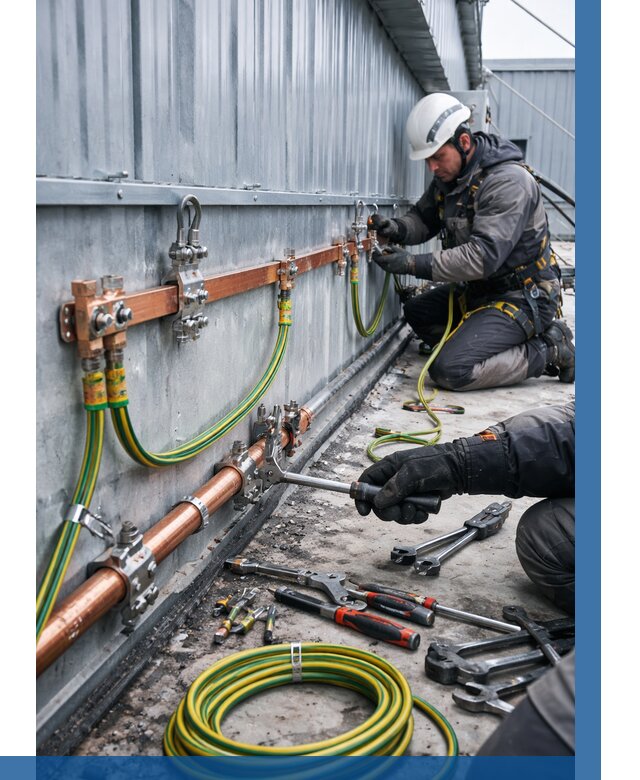 Монтаж заземления здания в Мирном от 25273 р. | ВЫСОТНИК-Мир