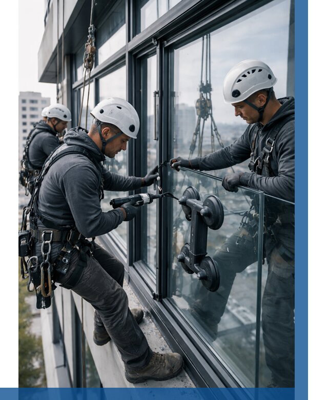 Витражное остекление зданий в Мирном от 3538 р. | ВЫСОТНИК-Мир