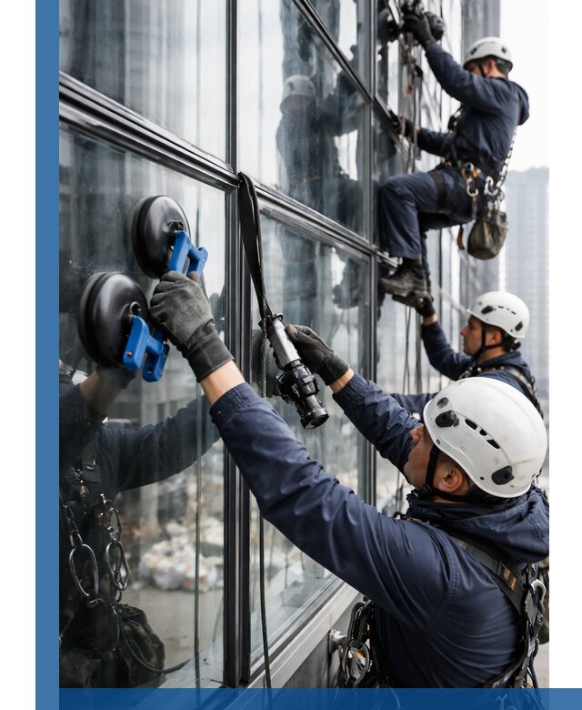 Радиусное остекление фасадов под ключ в Мирном с гарантиями