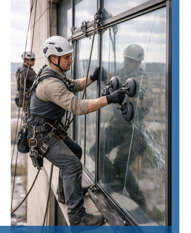 Замена стекла в витраже в Мирном под ключ от 8593 р. | ВЫСОТНИК-Мир