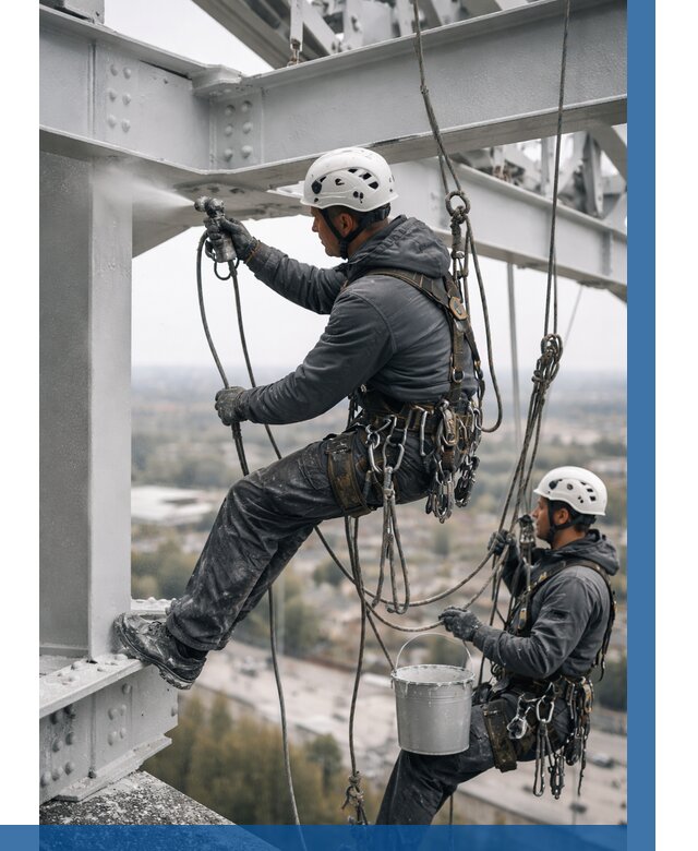 Покраска металлоконструкций на высоте в Мирном 354 р |ВЫСОТНИК-Мир