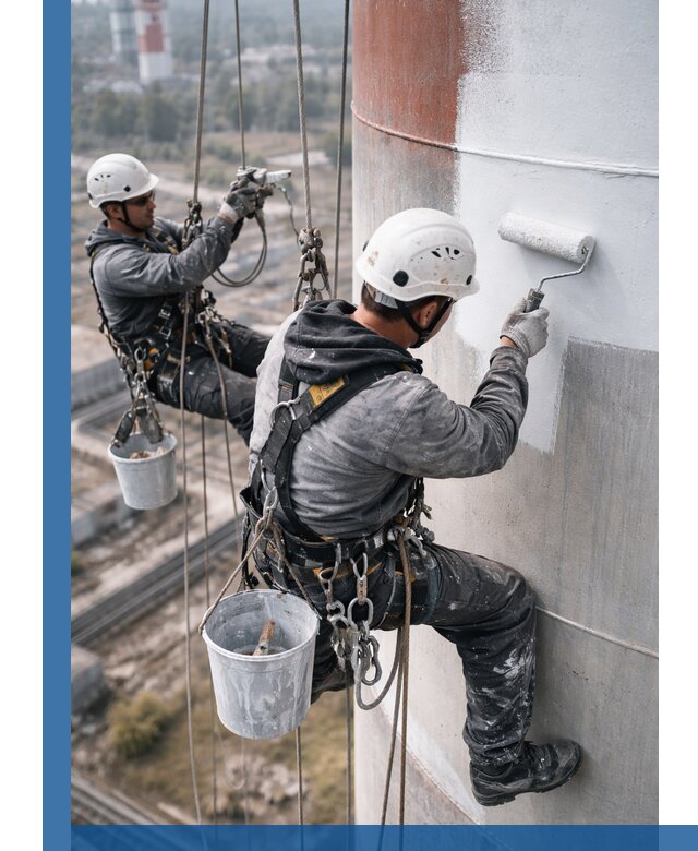 Покраска дымовых труб в Мирном: антикоррозийная защита и восстановление