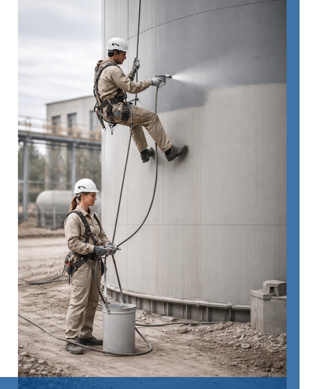 Покраска резервуаров в Мирном от 1213 р. | ВЫСОТНИК-Мир — заказать