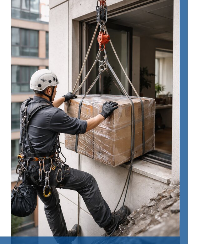 Подъем груза через окно в Мирном от 4549 р. | ВЫСОТНИК-Мир