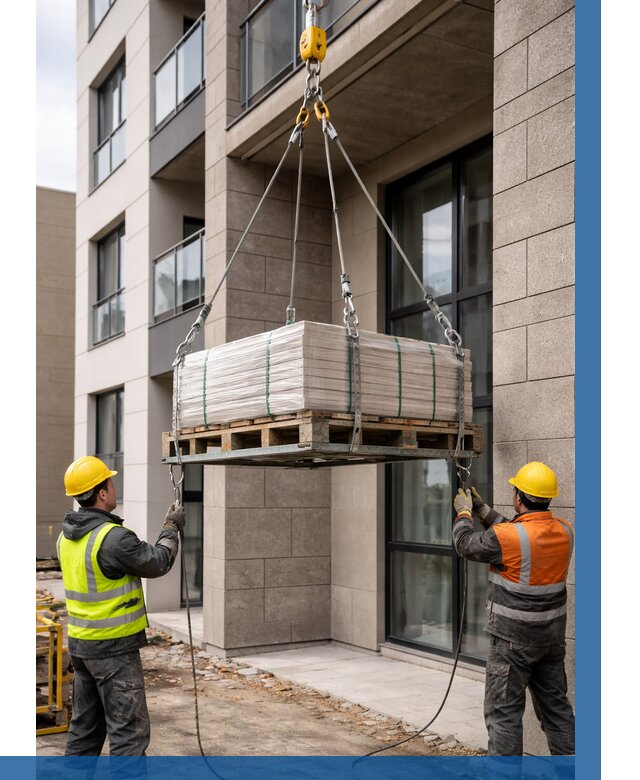 Подъем керамогранита на этаж в Мирном от 3538 р. | ВЫСОТНИК-Мир