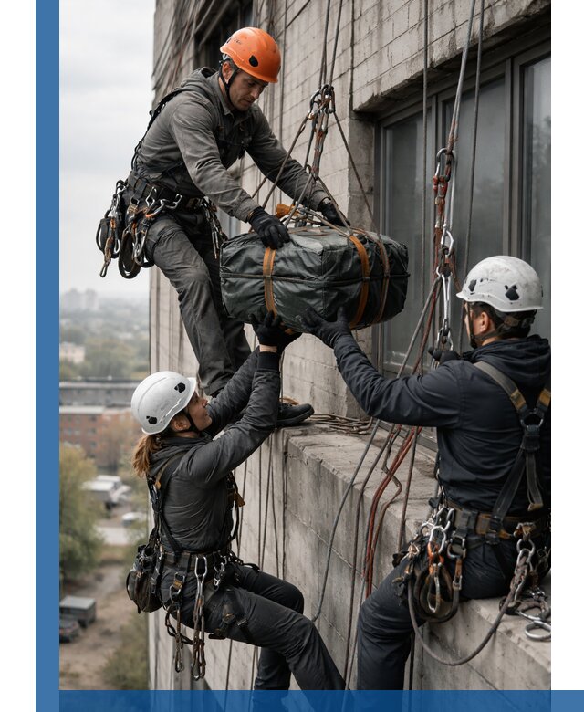 Перемещение грузов вручную в Мирном профессионально и безопасно