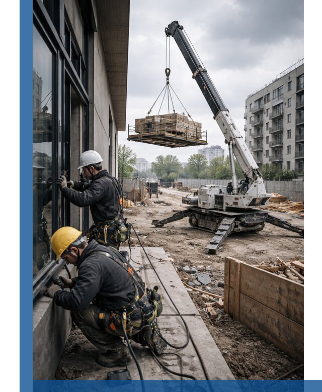 Аренда крана Пионер в Мирном для строительных работ