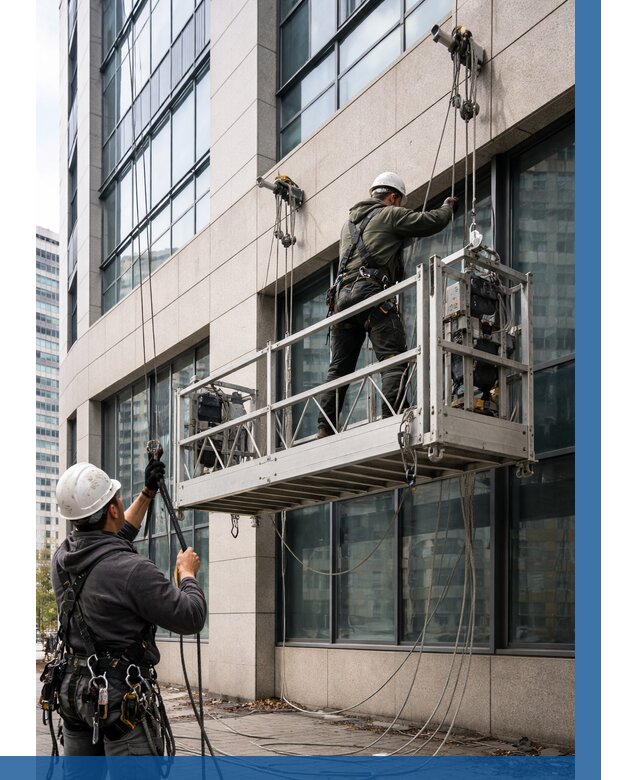 Монтаж и подъем фасадной люльки в Мирном от 12131 р. | ВЫСОТНИК-Мир