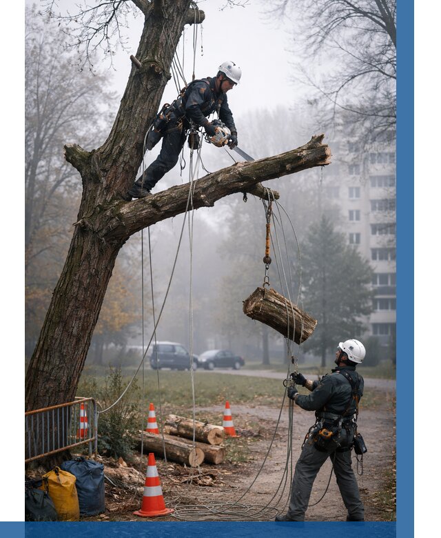 Удаление аварийных деревьев в Мирном от 15164 р. | ВЫСОТНИК-Мир