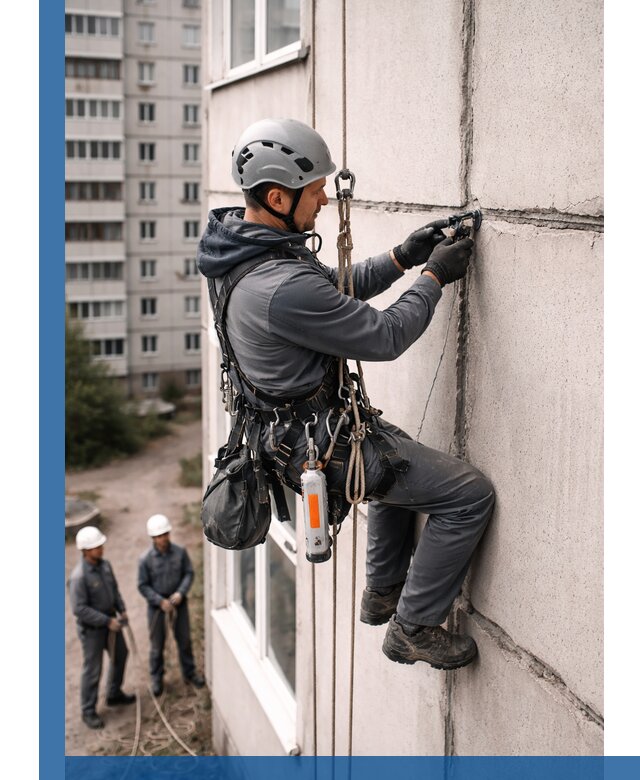 Обследование межпанельных швов и герметизация в Мирном