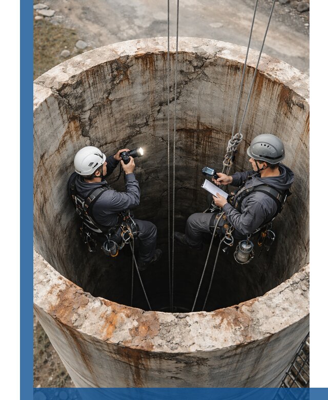 Обследование дымовой трубы: диагностика и оценка состояния в Мирном